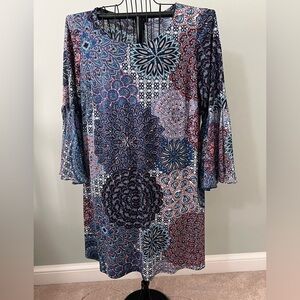MSK Flowy Bell Sleeve Dress